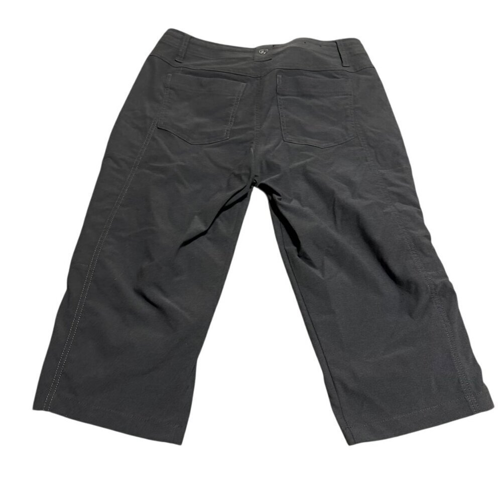 Kuhl Dark Grey Bermuda Shorts Adjustable Length Pull Tab Outdoor Hiking Size 6